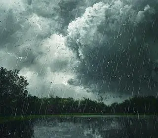 Ferraz de Vasconcelos dia nublado e chuvoso