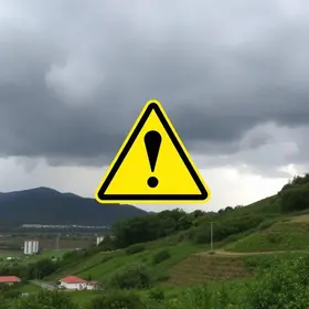 alerta amarelo de tempestade