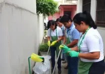 ações de limpeza e revitalização em escolas municipais