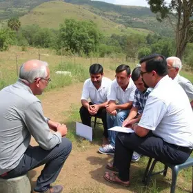 reunião sobre regularização fundiária