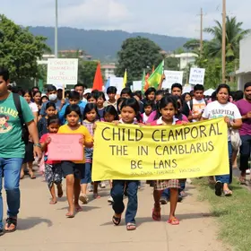 caminhada contra trabalho infantil