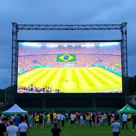 Ferraz telão gigante Copa do Mundo