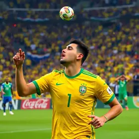 mais de 5 mil pessoas acompanham o quarto jogo do Brasil