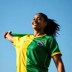 orgulho imenso vestir a camisa do Brasil