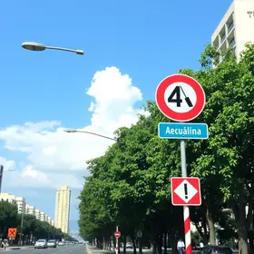 sinalização viária