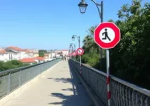 passarela sem segurança