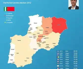 mapa da votação para presidente